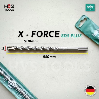 Mata Bor Heller X-Force SDS Plus Hammer Dia 16x250x200 - SDS Plus