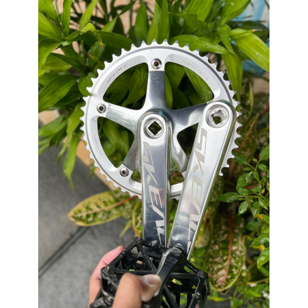 Crankset skeace set pedal alloy