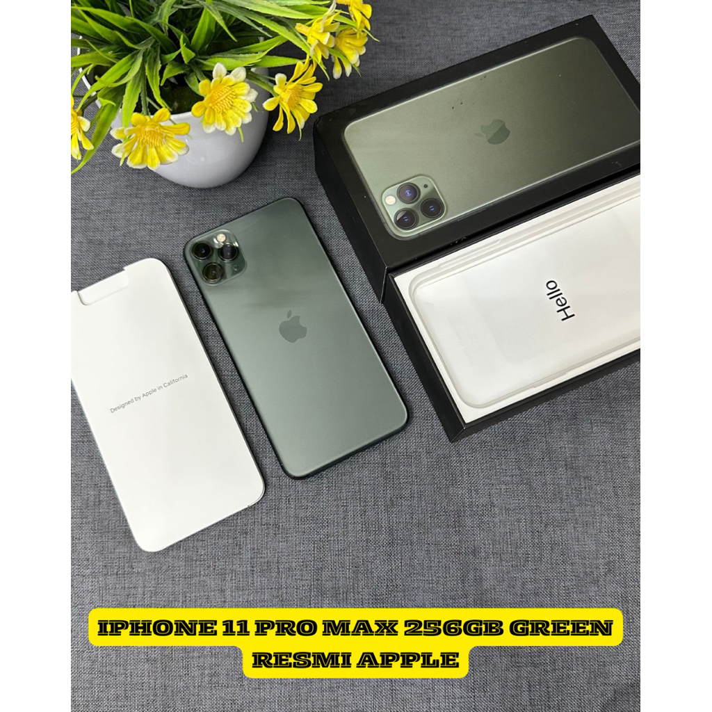 iphone 11 pro max 256gb midnight green