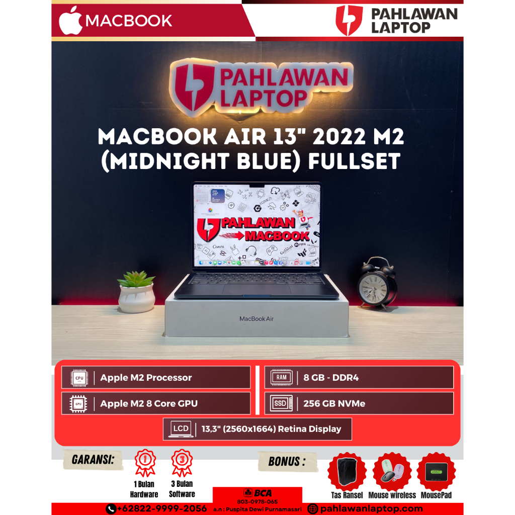 MacBook Air 13" 2022 Apple M2/8/256 Midnight