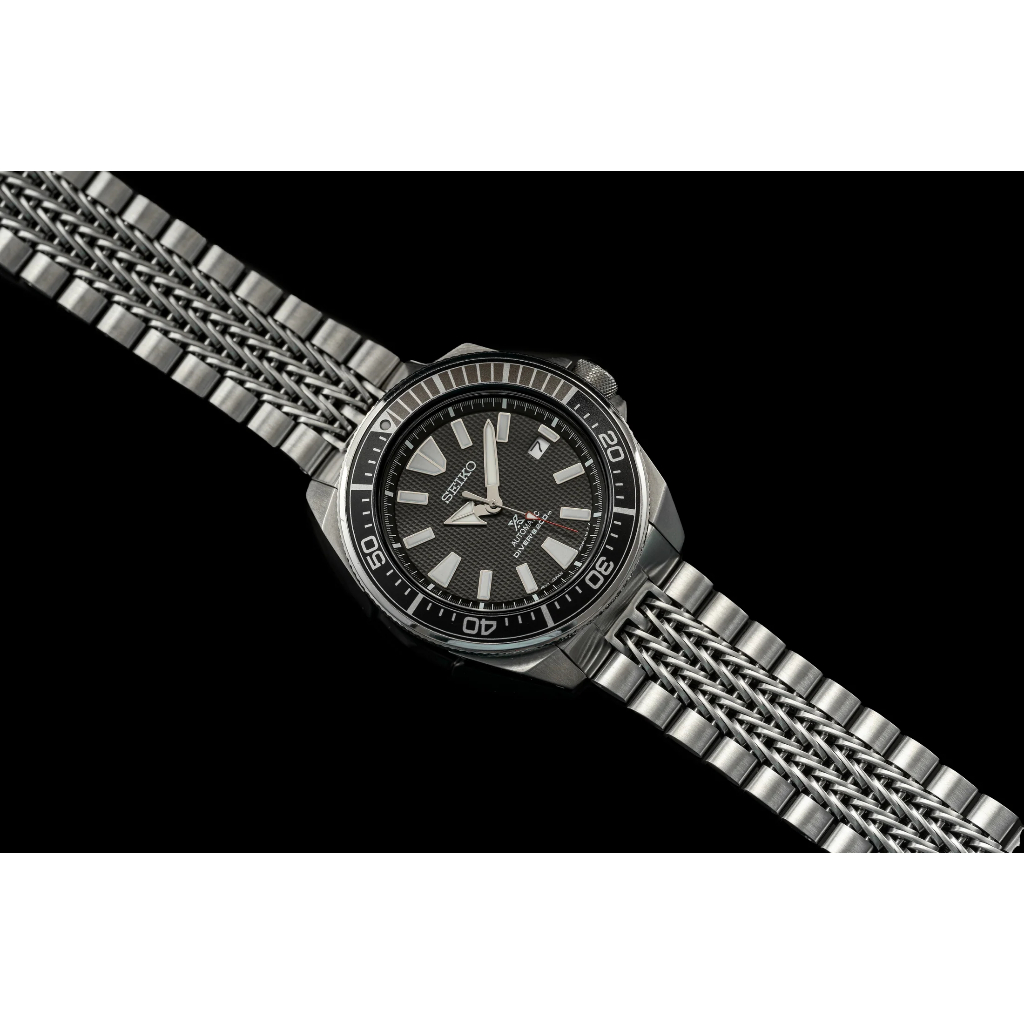 Uncle Straps Seiko King Samurai Razor Wire 2.0 Bracelet SRPB 51 53 55