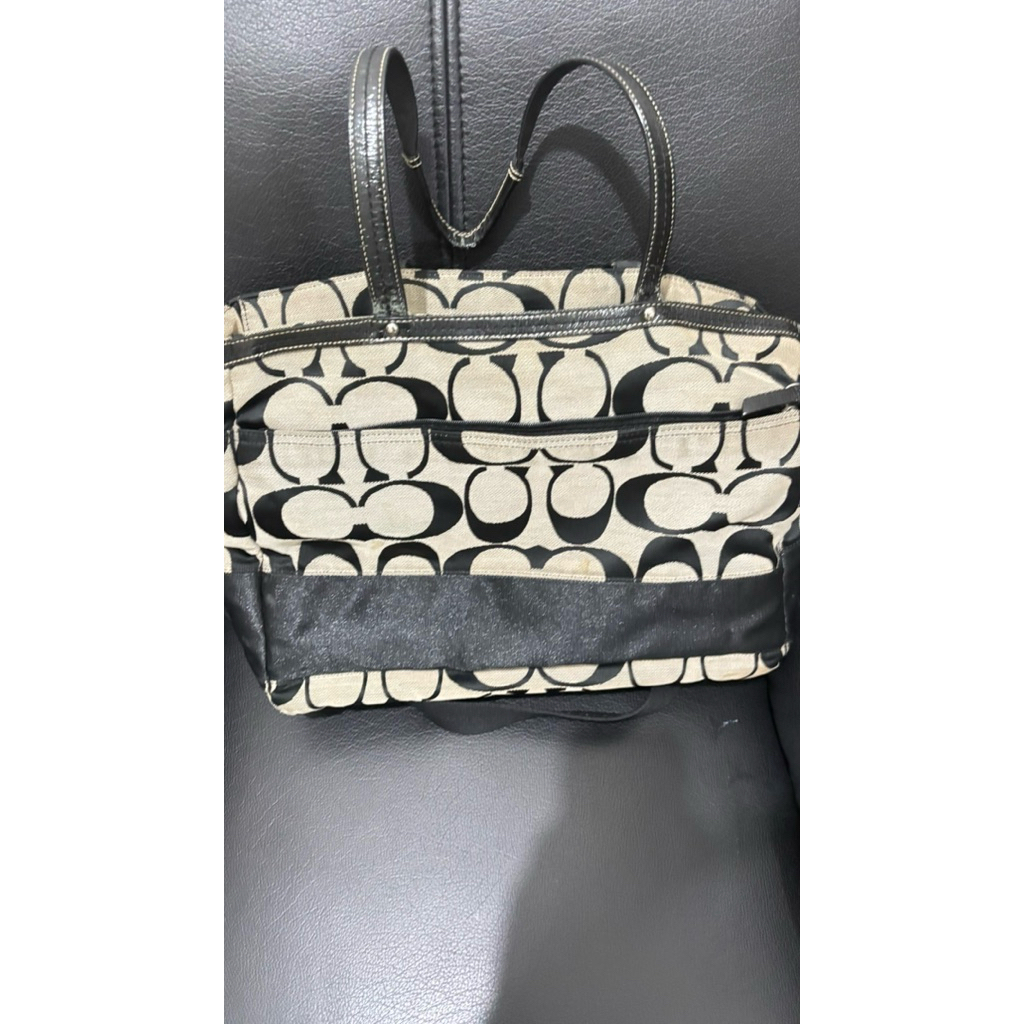 coach diaper vintage bag