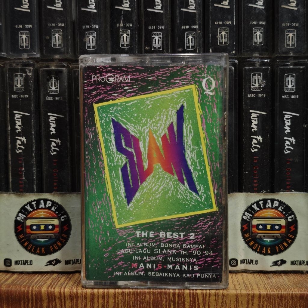 Kaset - Slank - The Best 2 (Dua) - Kaset Pita - Radio Tape - Radio - Pemutar Kaset - Retro - Classic