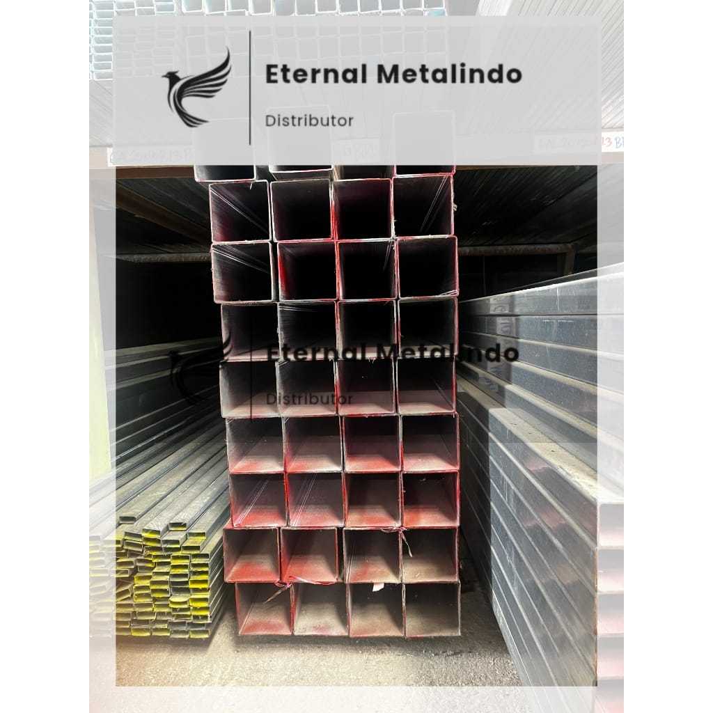 Pipa Kotak 100x100 Hitam / Besi Holo 10x10 / Hollow 10 x 10