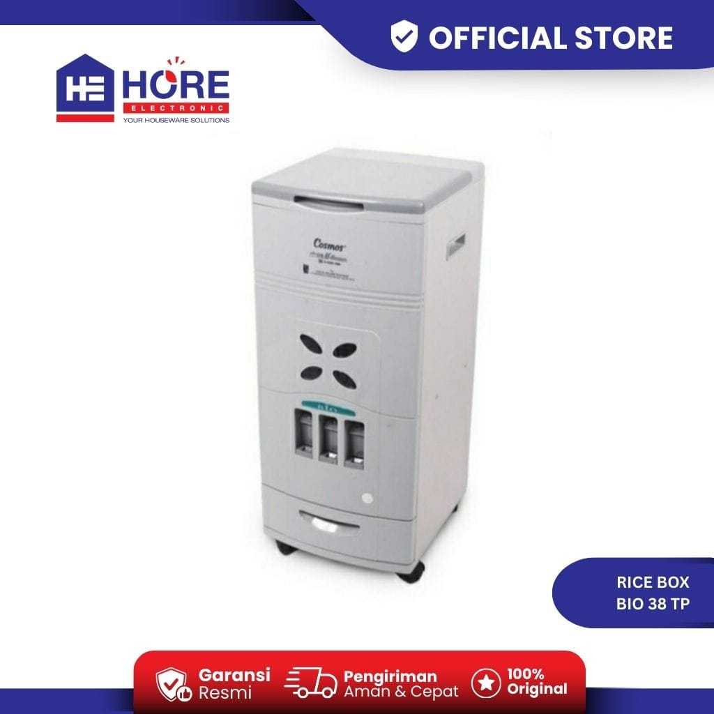 Cosmos Rice Box Tempat Beras 38 Kg - 38 BIO TP - Tempat Penyimpanan Beras Anti Kutu