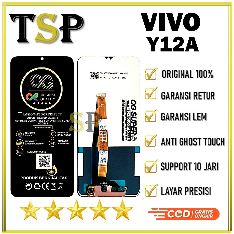 ORIGINAL LCD VIVO Y12A ORIGINAL 100% NEW FULLSET