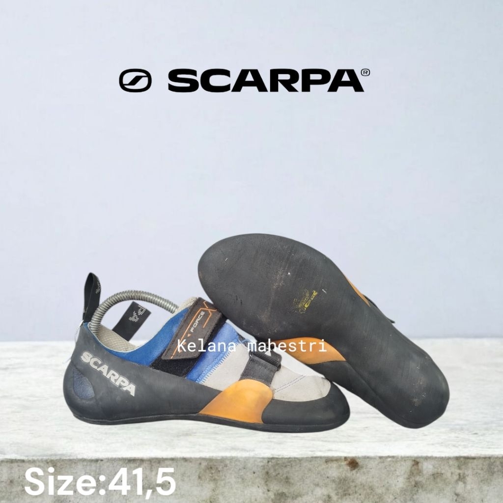 sepatu panjat scarpa force climbing shoes ll size 41,5 sepatu olahraga climbing Scarpa