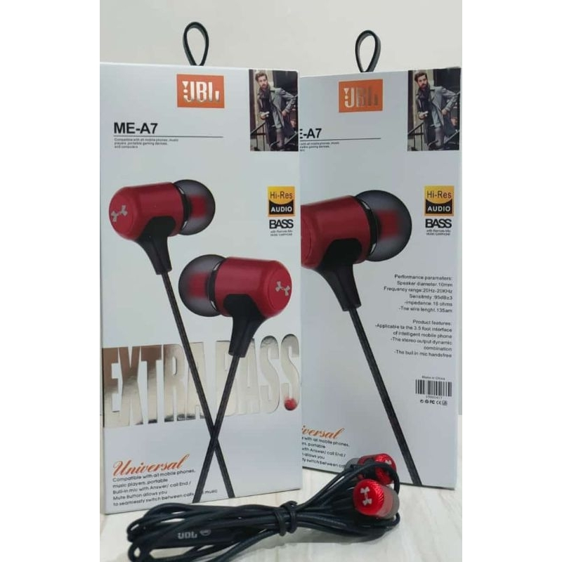 HF HEADSET JBL ME -A7 PREMIUM SUPER BASS