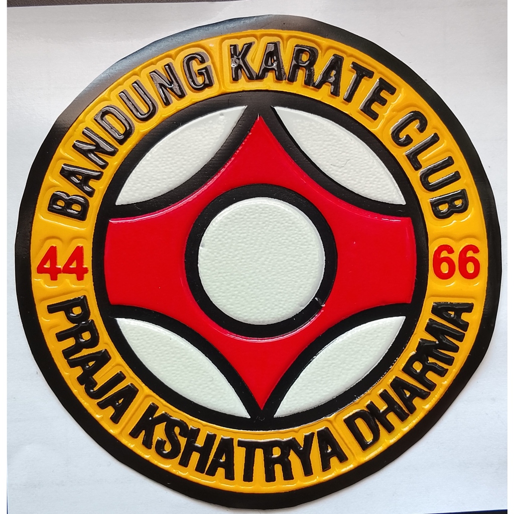 Stiker timbul Bandung Karate Club  Praja Kshatria Dharma