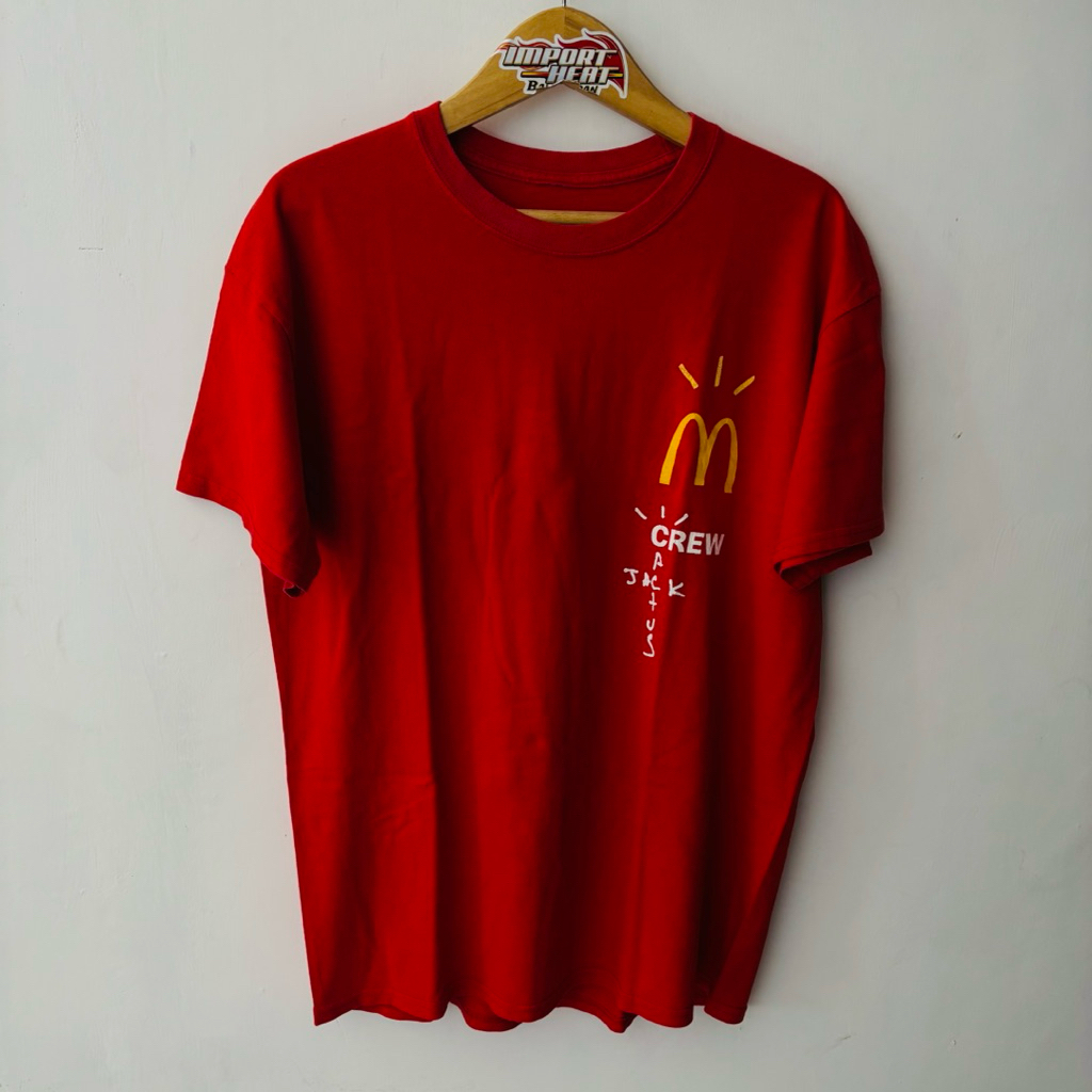 McDonald Travis Scott Cactus Jack Crew Tshirt