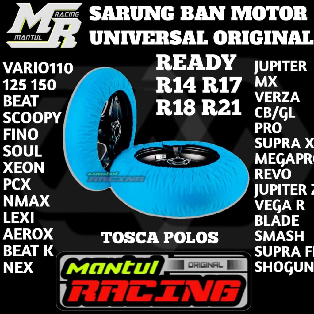SABLON ban motor sarung ban RING 14 RING 17 RING 18 RING 19 RING 21 UNIVERSAL BAN MOTOR RACING