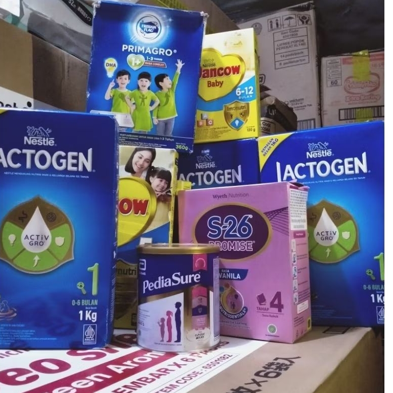 SUSU AFKIR EXPIRED PAKAN TERNAK UMPAN PANCING DLL DANCOW FRISIAN FLAG LACTOGROW PRIMAGRO LACTOGEN