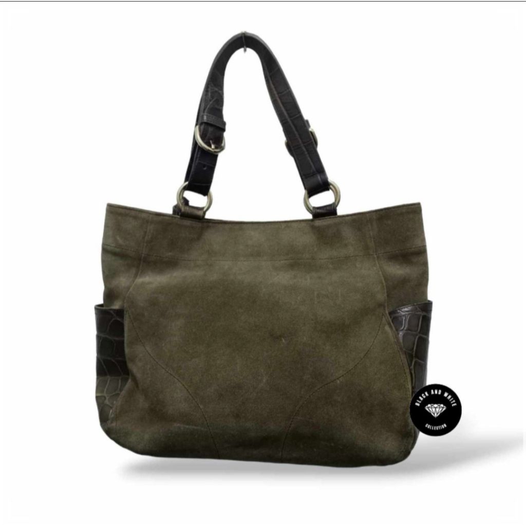 FURLA Suede Leather Shoulder Bag/ Tas Bahu/Tas Kulit