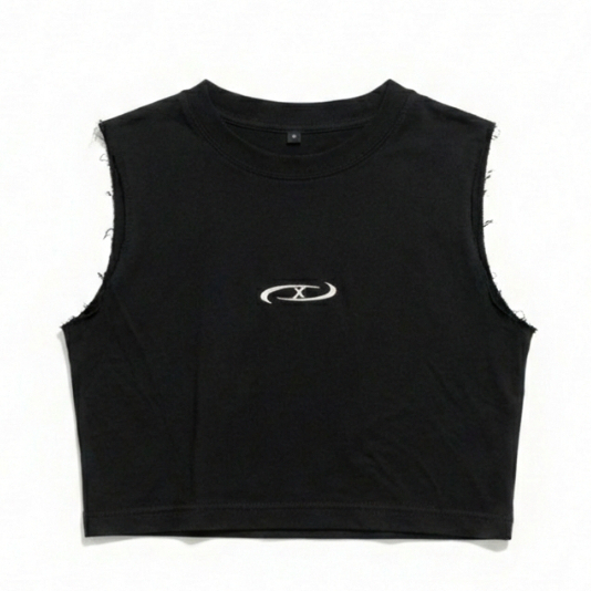 NOXON - Woman Raw Crop Top