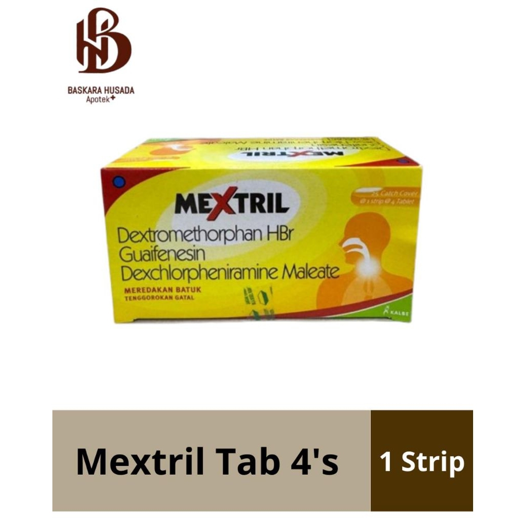 1 StripMextril Tablet - Obat Flu, Pereda Gejala Flu