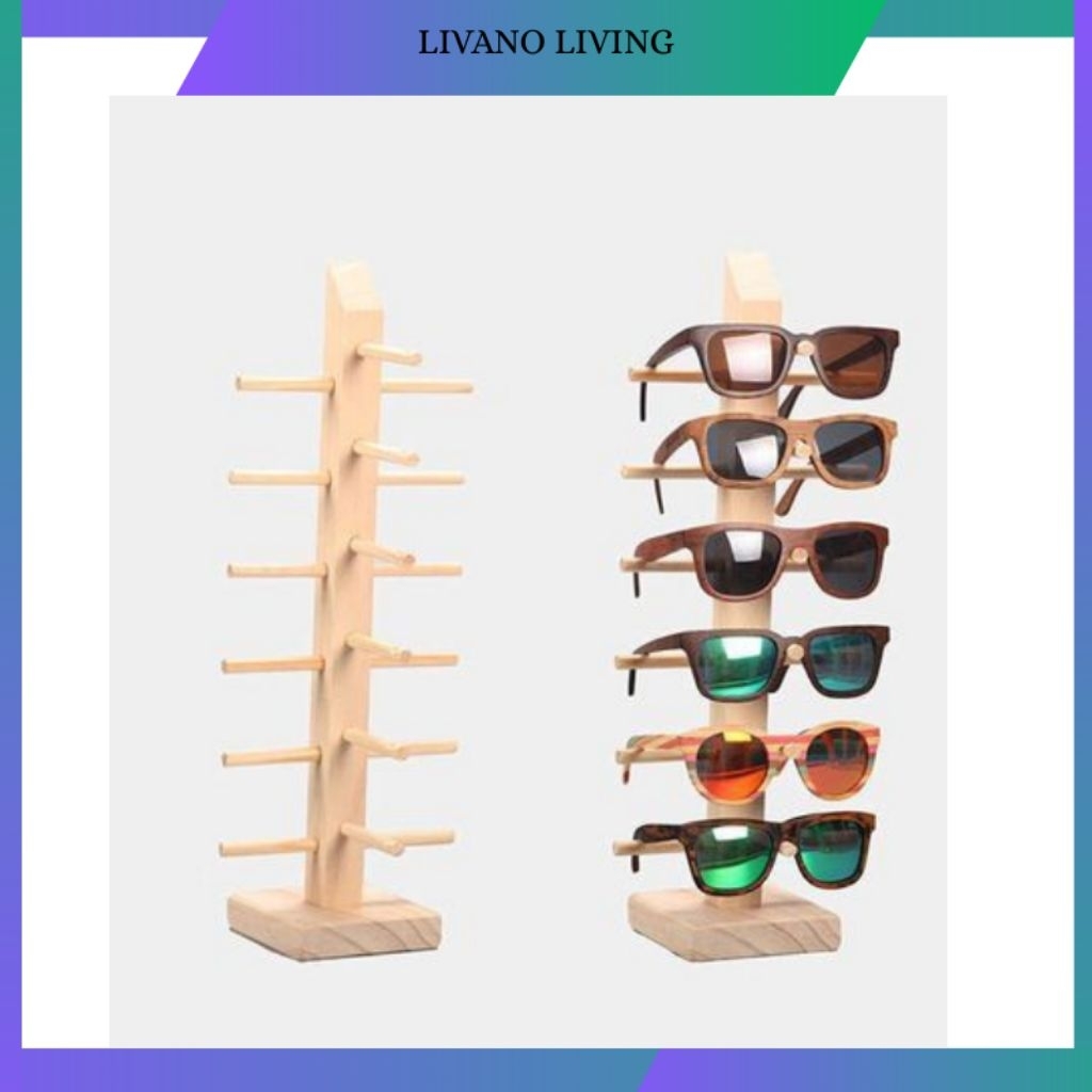 rak display kacamata kayu jati Belanda,rak susun aesthetic kacamata,rak minimalis best seller