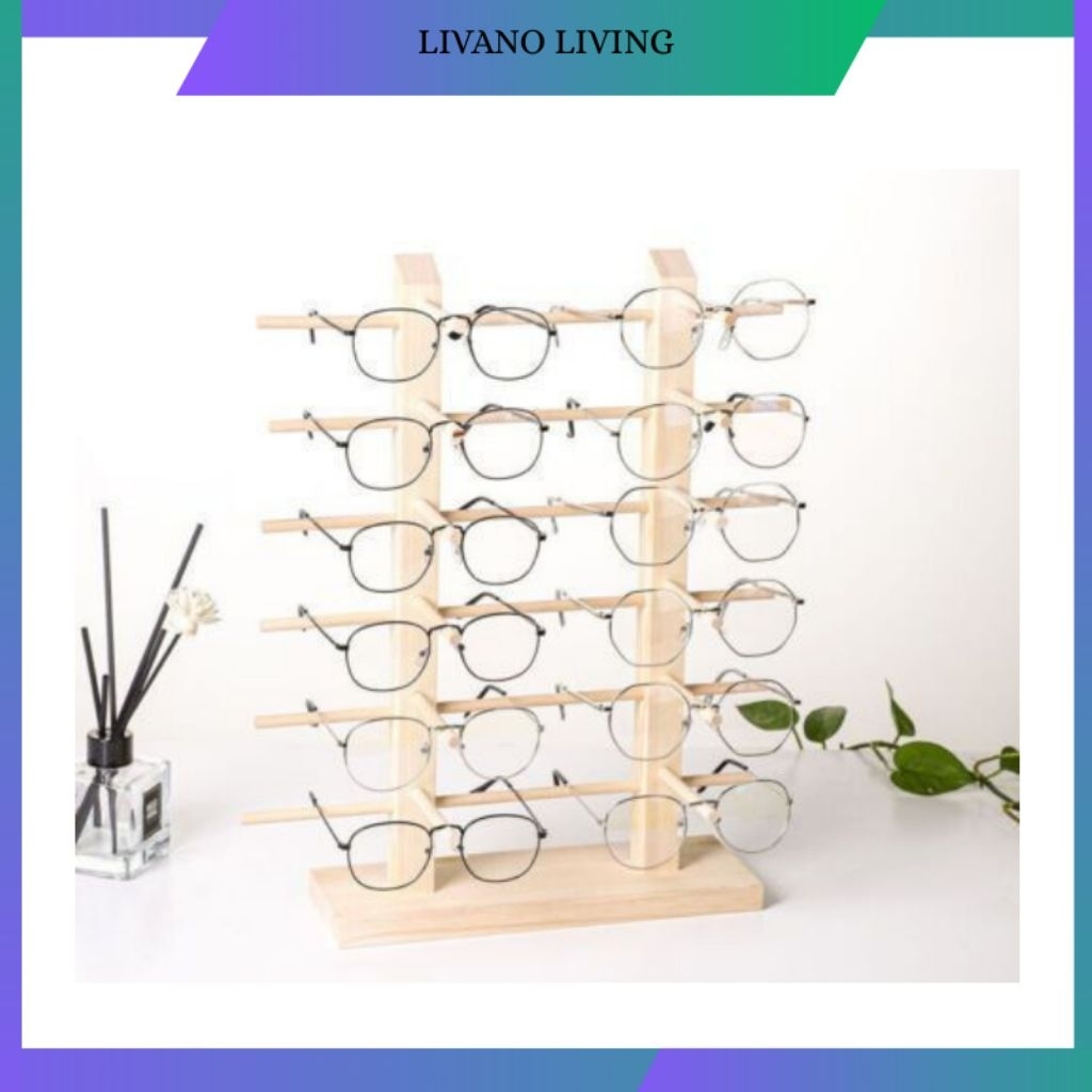 rak kacamata kayu jati Belanda minimalis,rak susun kacamata,rak display aesthetic