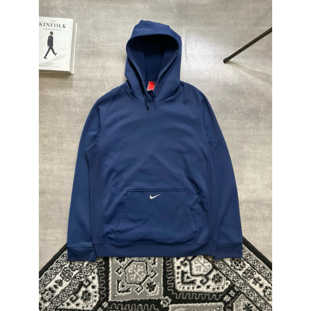 Nike Hoodie 00’s Logo Center Navy