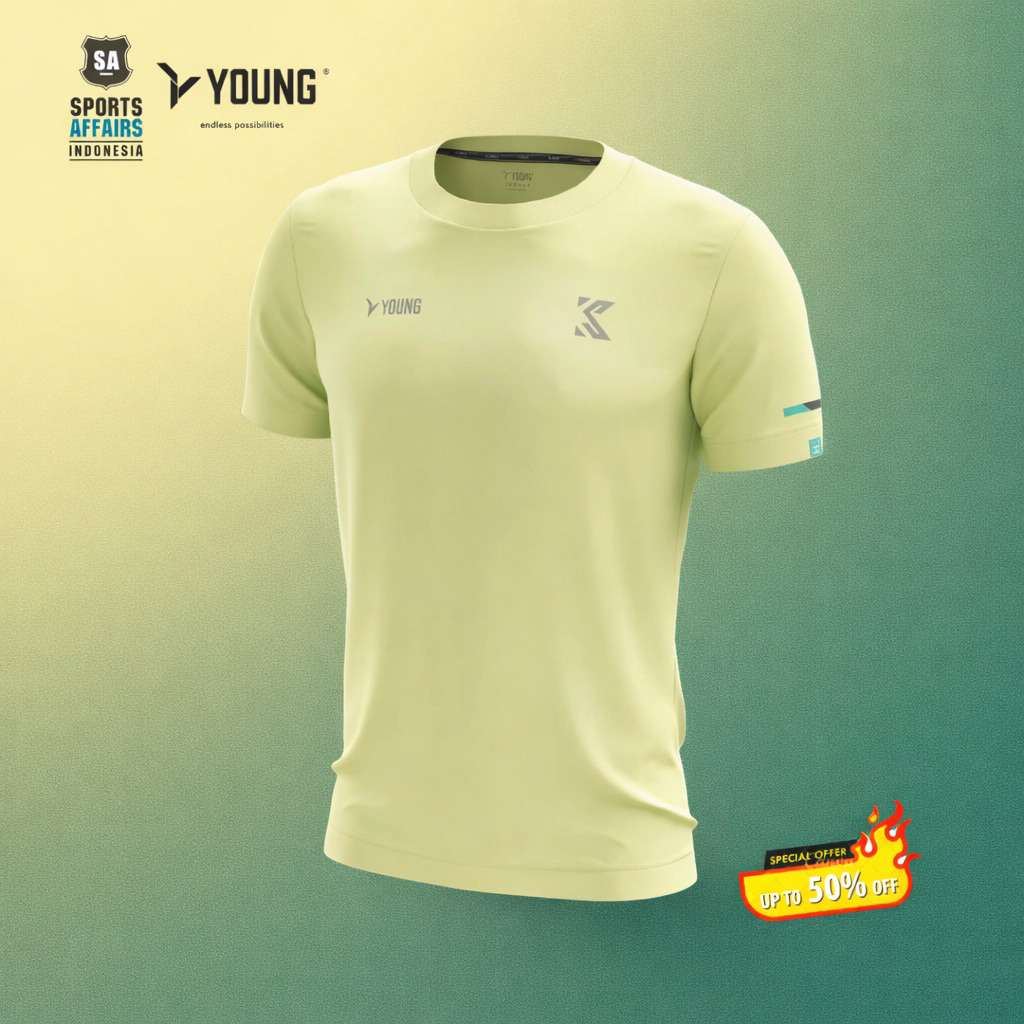 YOUNG JERSEY BULU TANGKIS KEVIN SANJAYA X YOUNG SIGNATURE SERIES TEE T-SHIRT