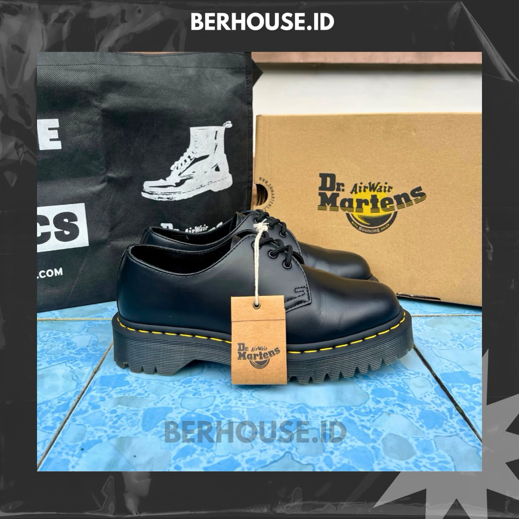 Dr Martens 1461 Bex Black Smooth