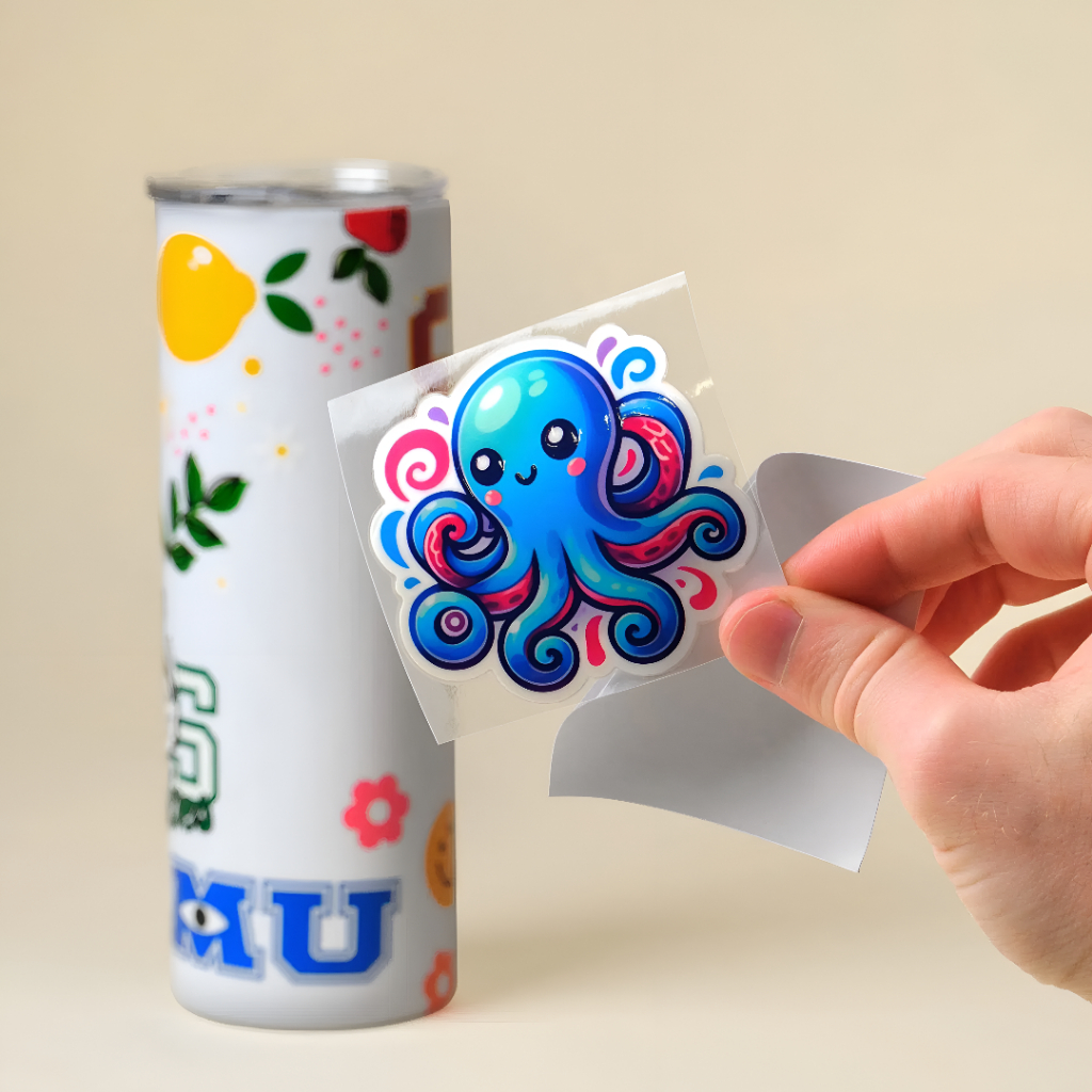 Stiker UV DTF MURAH Stiker DTF A3 Sticker UV DTF 1 Meter Sticker UV DTF 50 cm Stiker Timbul