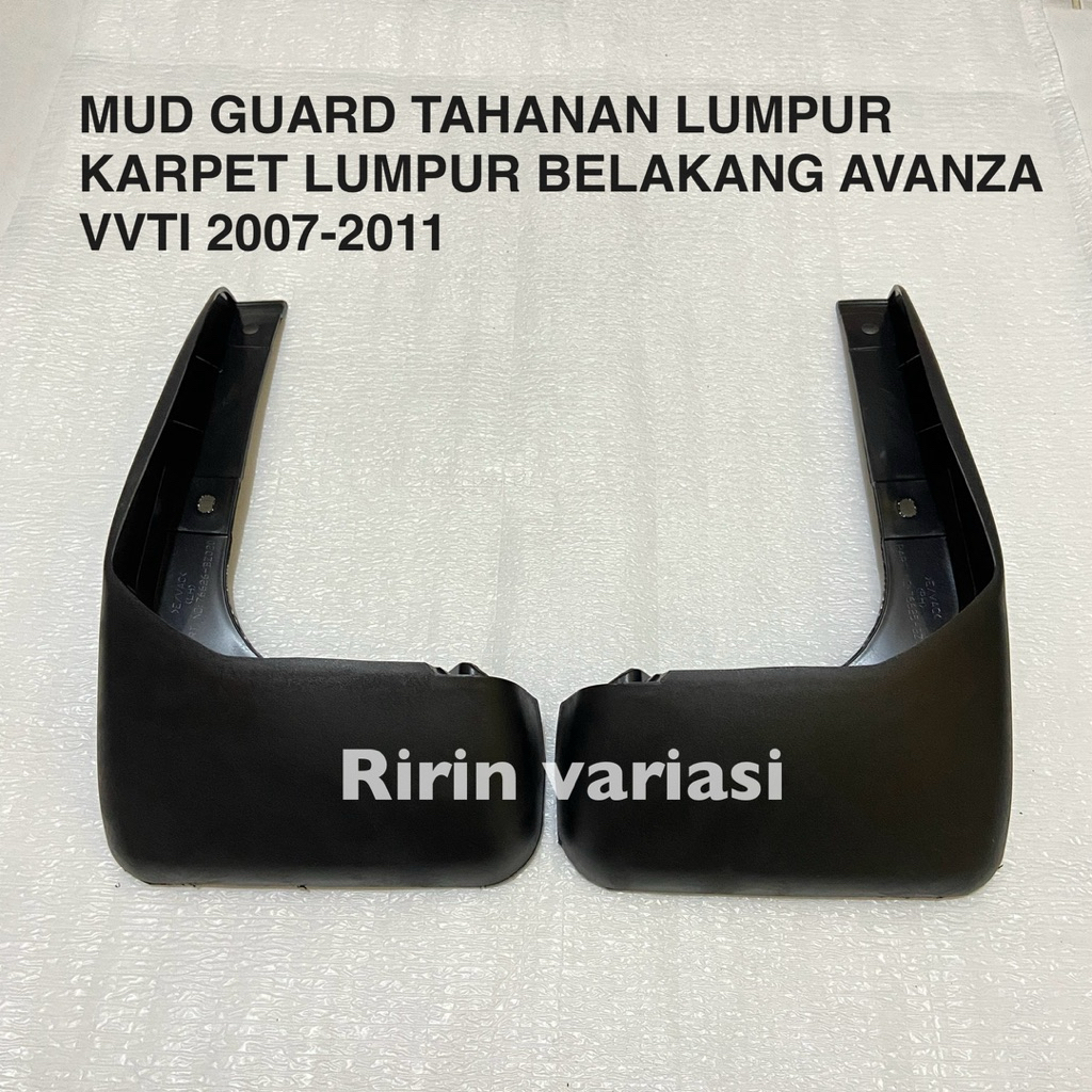 MUD GUARD TAHANAN LUMPUR KARPET LUMPUR BELAKANG AVANZA VVTI 2007-2011