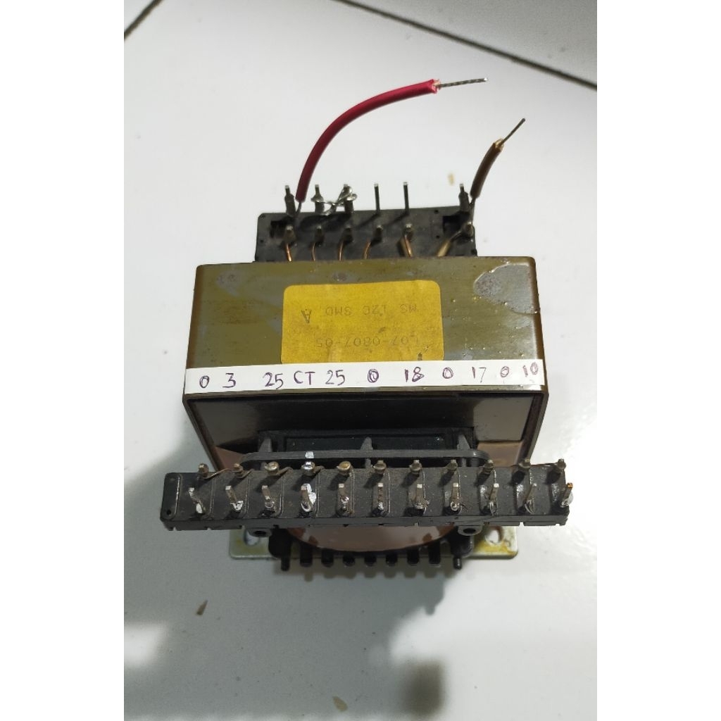 Trafo copotan 5 A ...CT: 25 volt.. build up.