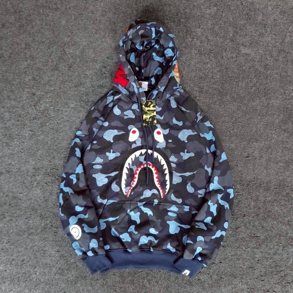 HOODIE BAPE NAVY CAMO