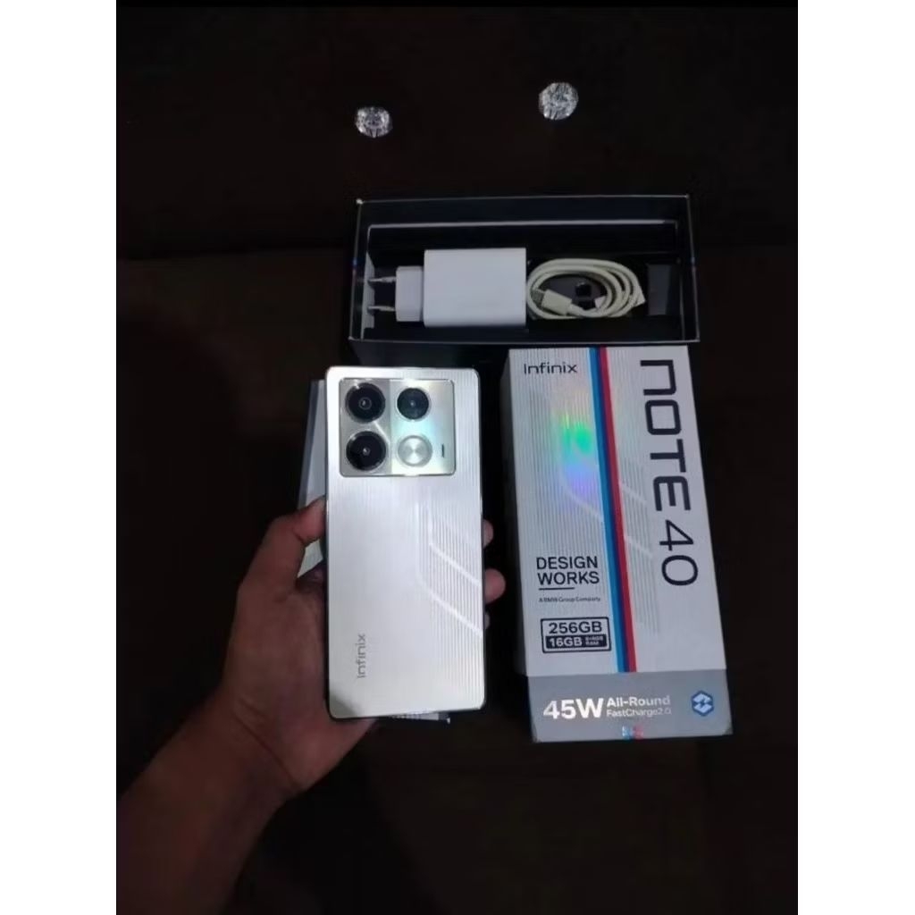 Infinix Note 40 RAM 8/256 GB Mulus No Minus No Wireless Second Bekas Resmi Termurah