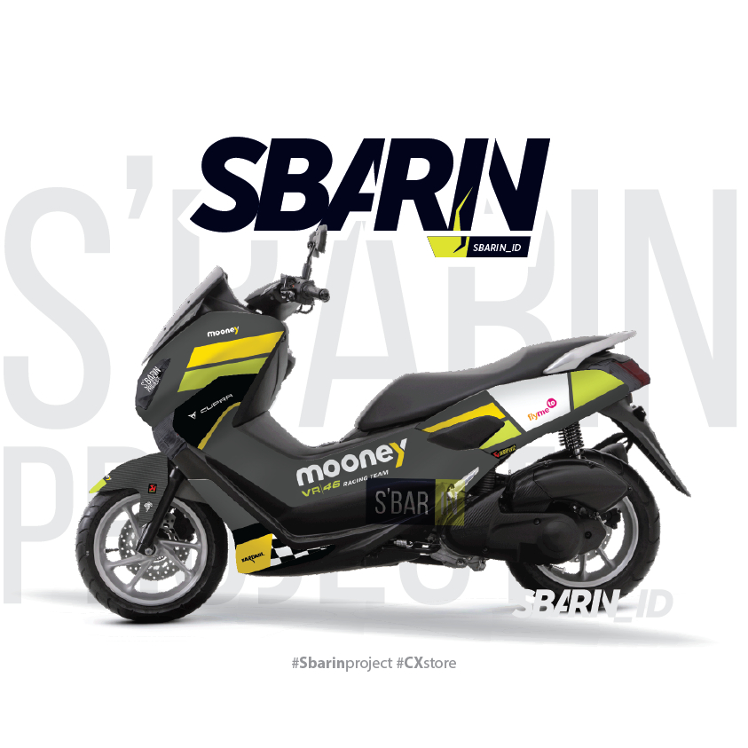 Decal Yamaha Nmax 2015 - MotoGP 2022 I Sbarin Project