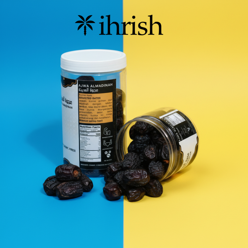IHRISH - Kurma Ajwa Premium | Kurma Ajwa Madinah | Kurma Ajwa | Kurma Ajwa Original Premium