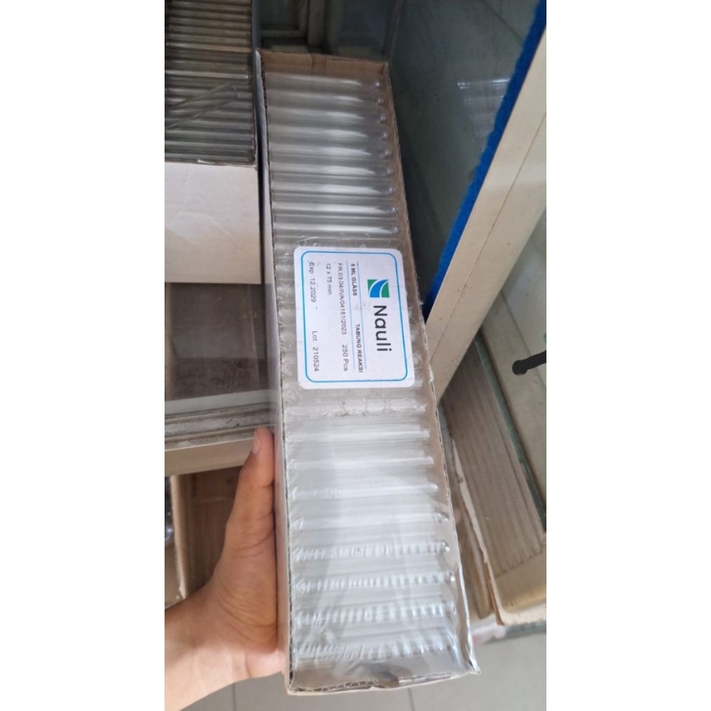Tabung Reaksi 250 Pcs | Tes Tube | Tb Reaksi | Reaksi | Test Tube 5 ml | 12x75