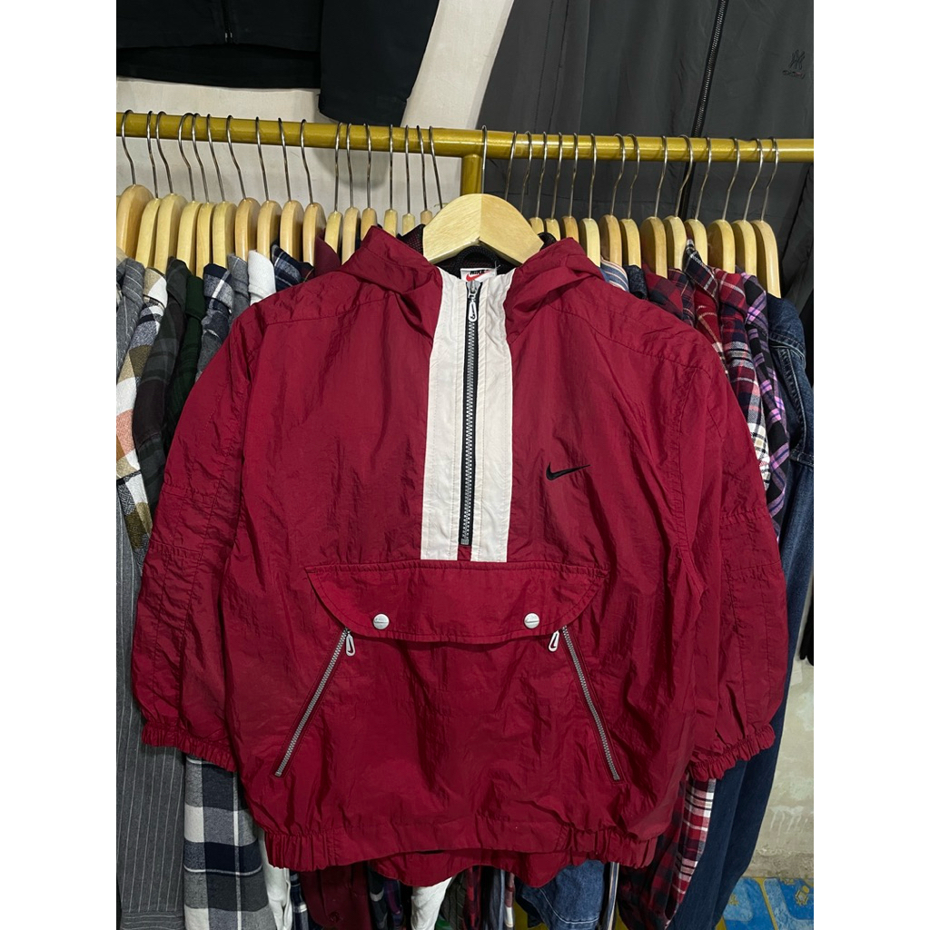 nike vintage vtg cagoule