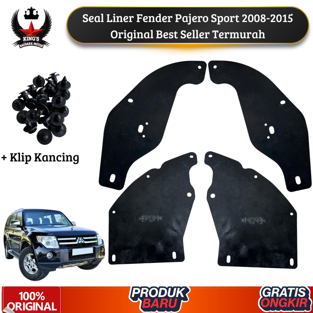 Seal Liner Fender Depan Dan Belakang Pajero Sport 2008-2014 Original