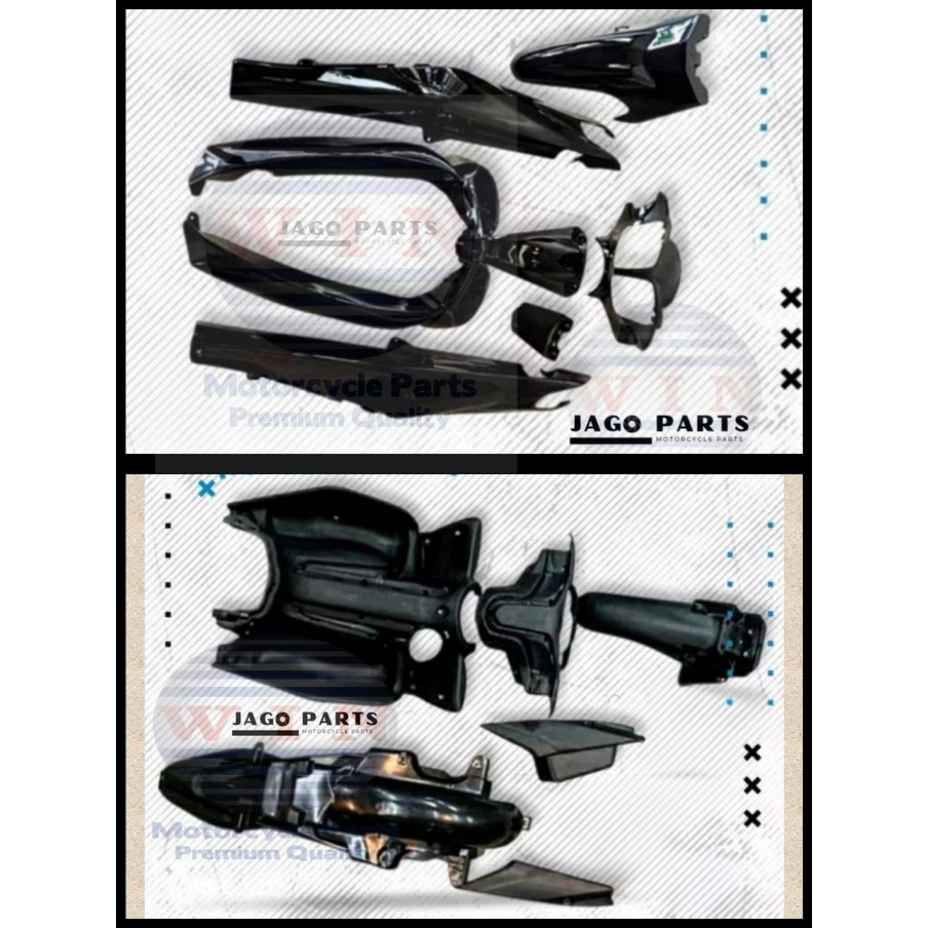 Kap Body Set | Complete Set Body Halus Kasar Jupiter Z Robot 2010-2012 Merk Win