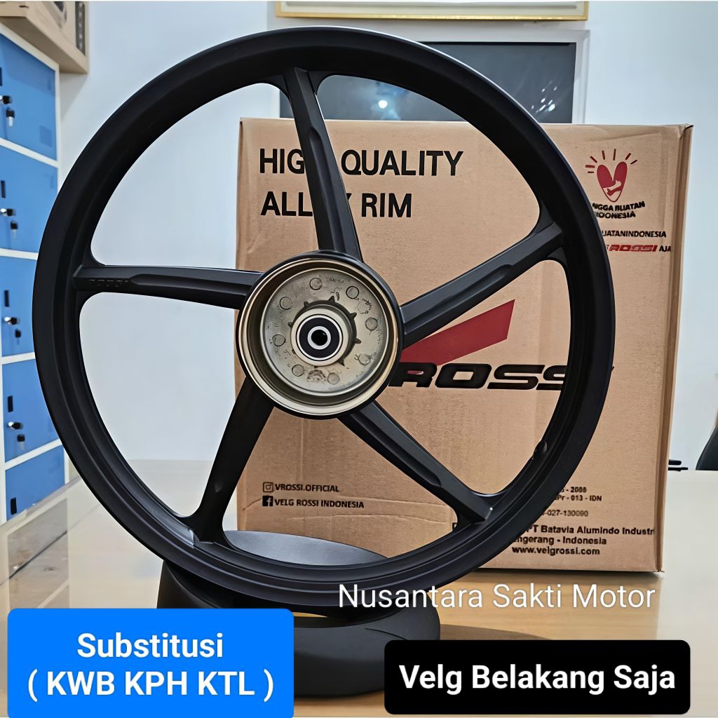 ( Velg Belakang Saja KWB KPH KTL ) Revo Absolute Blade Revo fi f1 injeksi Supra fit new Kharisma kar