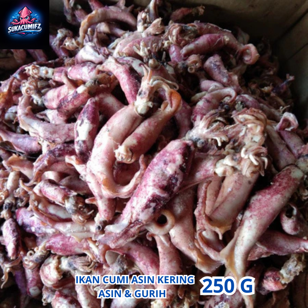 Cumi Sotong Kering 250 Gram Murah Ikan Asin Cumi Kering / Khas Rembang Gread A
