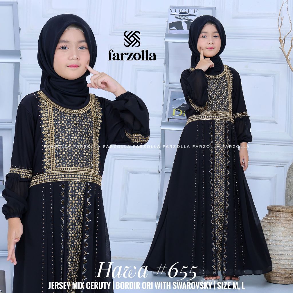 Gamis abaya anak / abaya turkey anak / gamis lebaran anak terbaru 2026 / gamis hitam anak / gamis pu