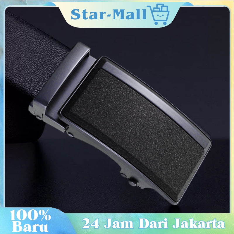 Kepala Sabuk Otomatis 3.6cm Gesper Sabuk Pria Kepala Gesper Jepit Kulit Pria