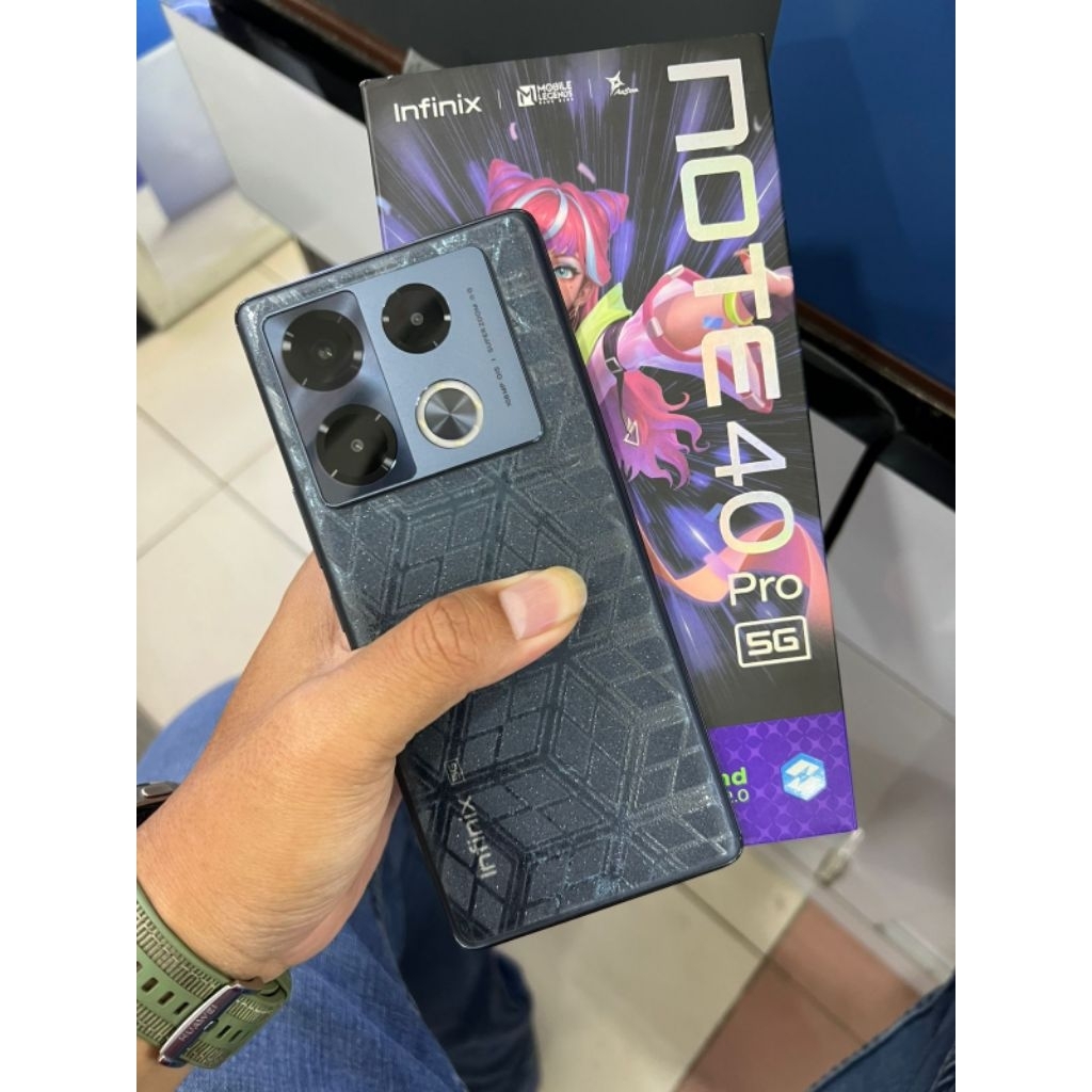 Infinix Note 40 Pro 5g 8/256 GB Second Fullset Original