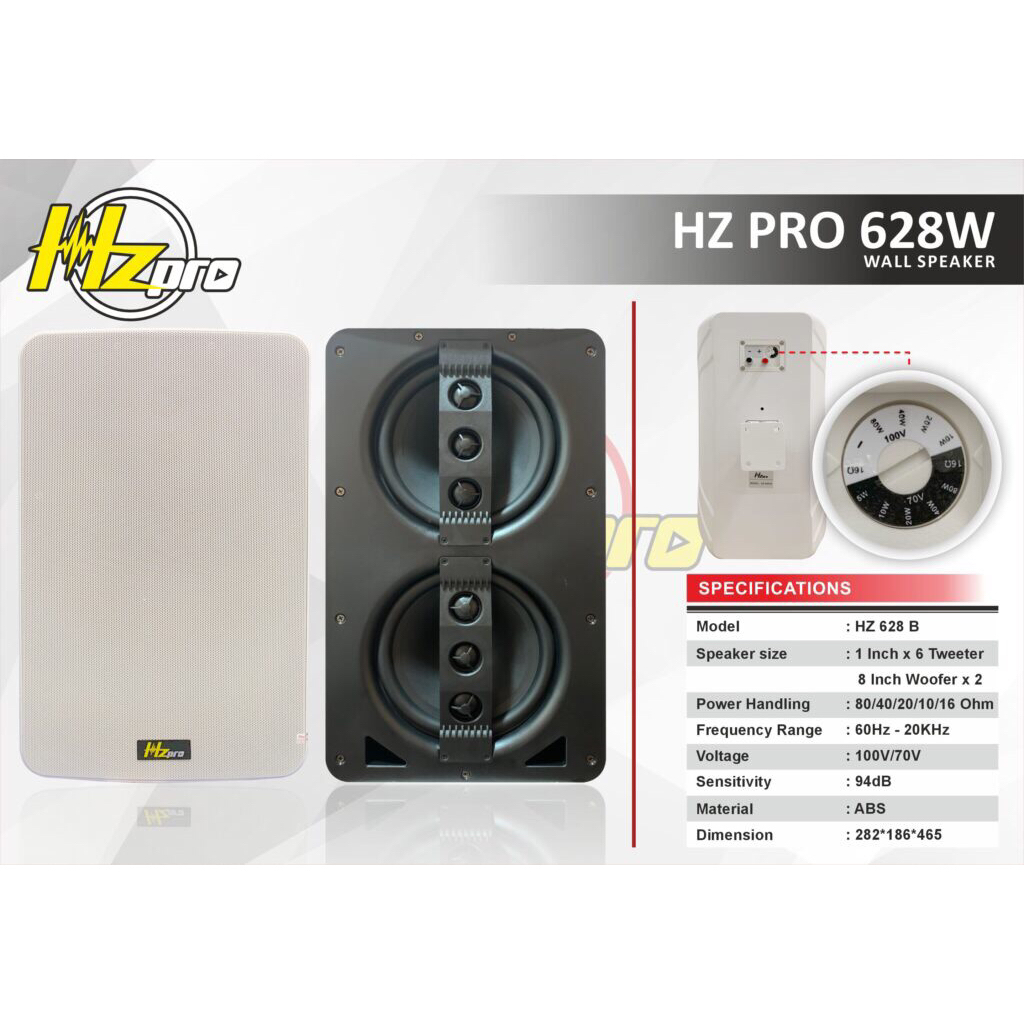 WALL SPEAKER HZ PRO HZ WPA 628 ORIGINAL