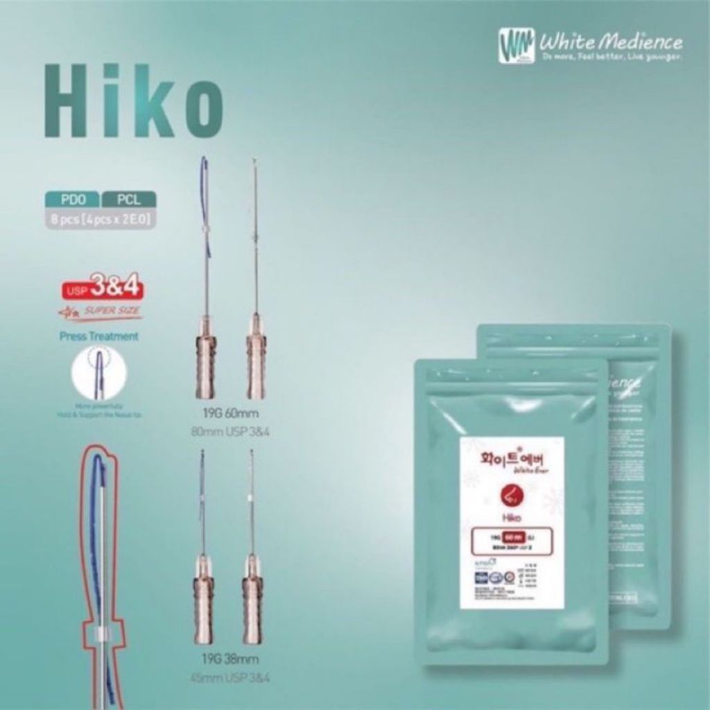 Benang HIKO - Nose Thread PDO - Hidung isi 4 pcs uk 38mm
