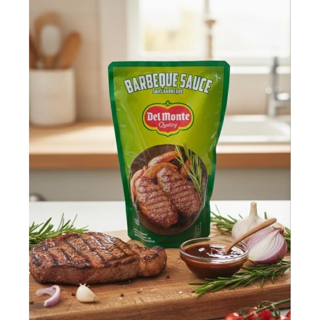 Delmonte Saus Barbeque 1 kg saos barbeque