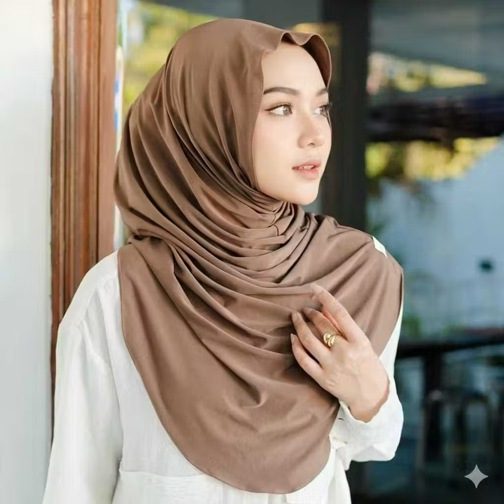 JISOO INNER - HIJAB INSTAN JISOO PLUS INNER SIZE L / HIJAB PASHMINA INNER JISO MELEYOT