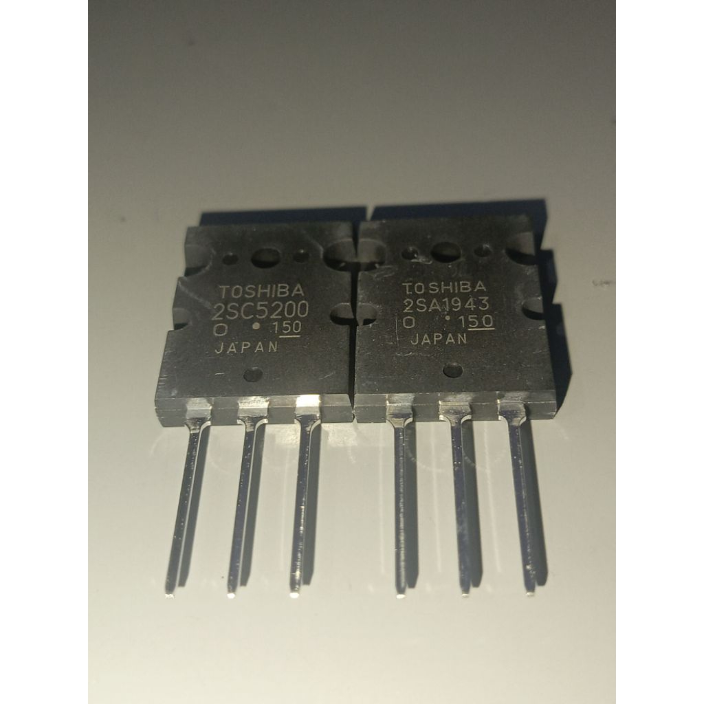 Transistor Toshiba Original 2sc5200 2sa1943 TR Toshiba 150w Asli Baru