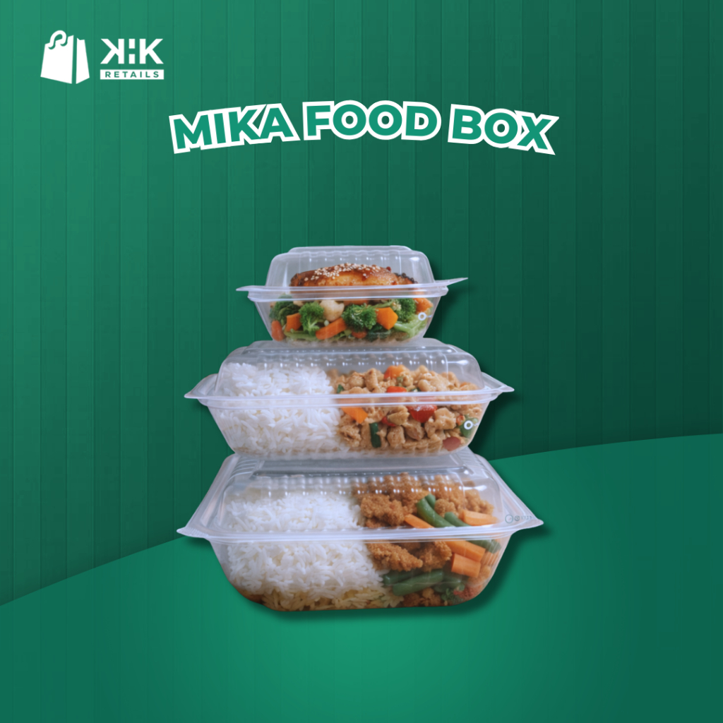 MIKA FOOD BOX | Kotak Makanan Mika | Food Box Transparan untuk Catering & Usaha Kuliner