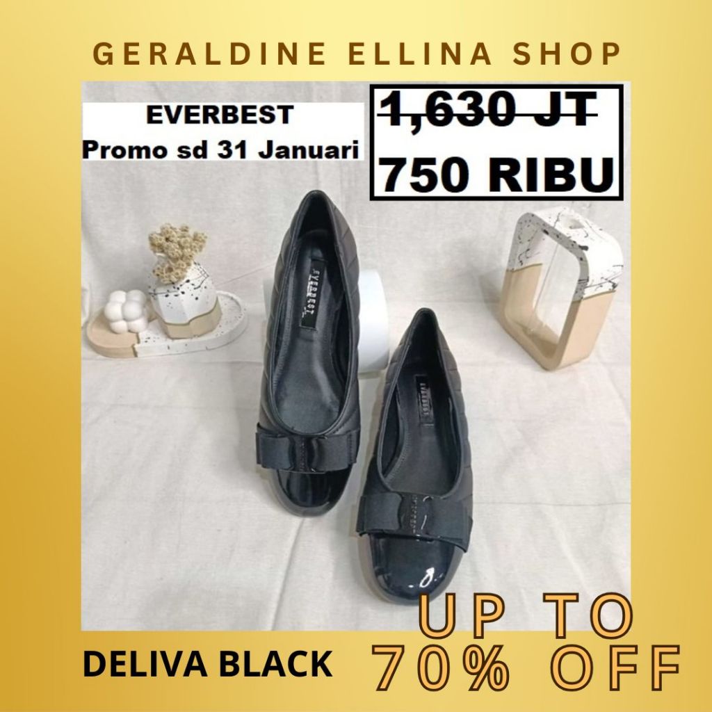 Sepatu wanita Everbest sale original seri DELIVA