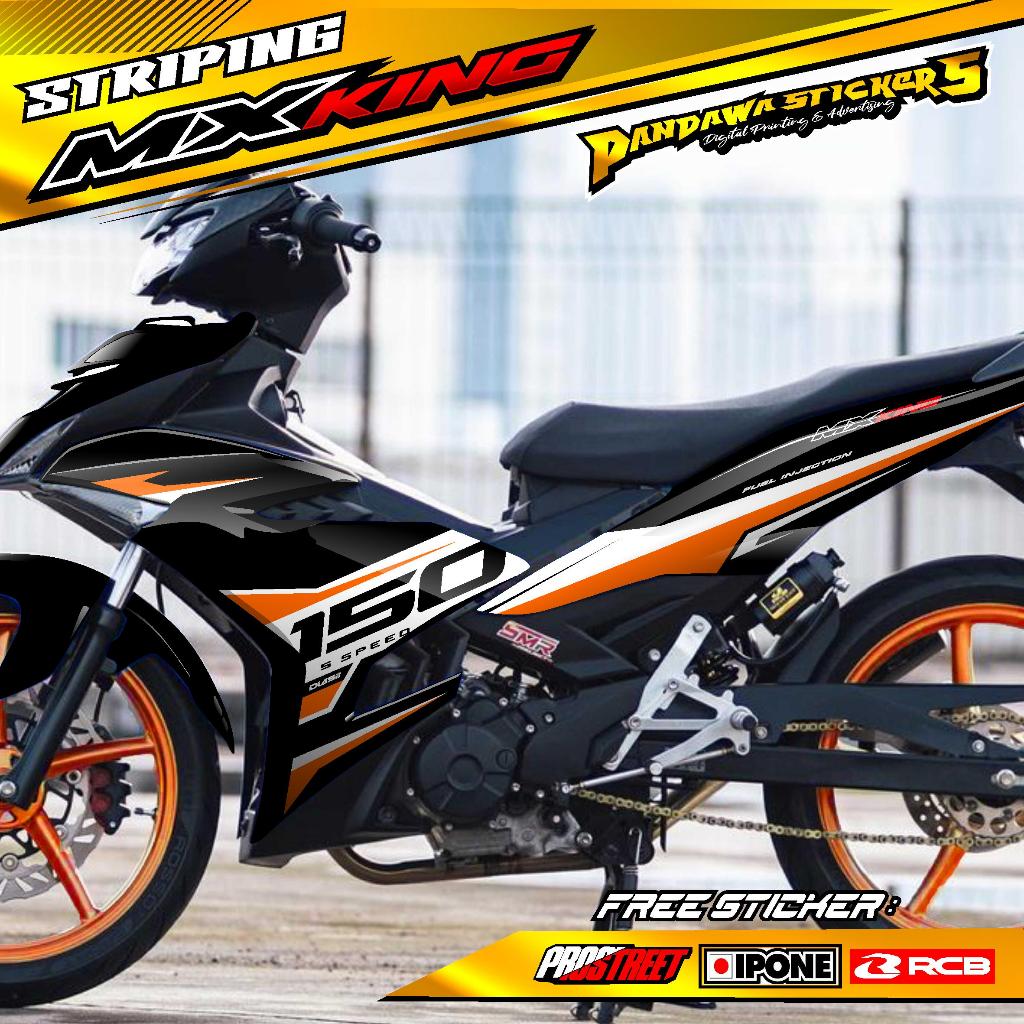STRIPING VARIASI YAMAHA MX KING 150 / STICKER LIST VARIASI MOTOR YAMAHA MX KING 150