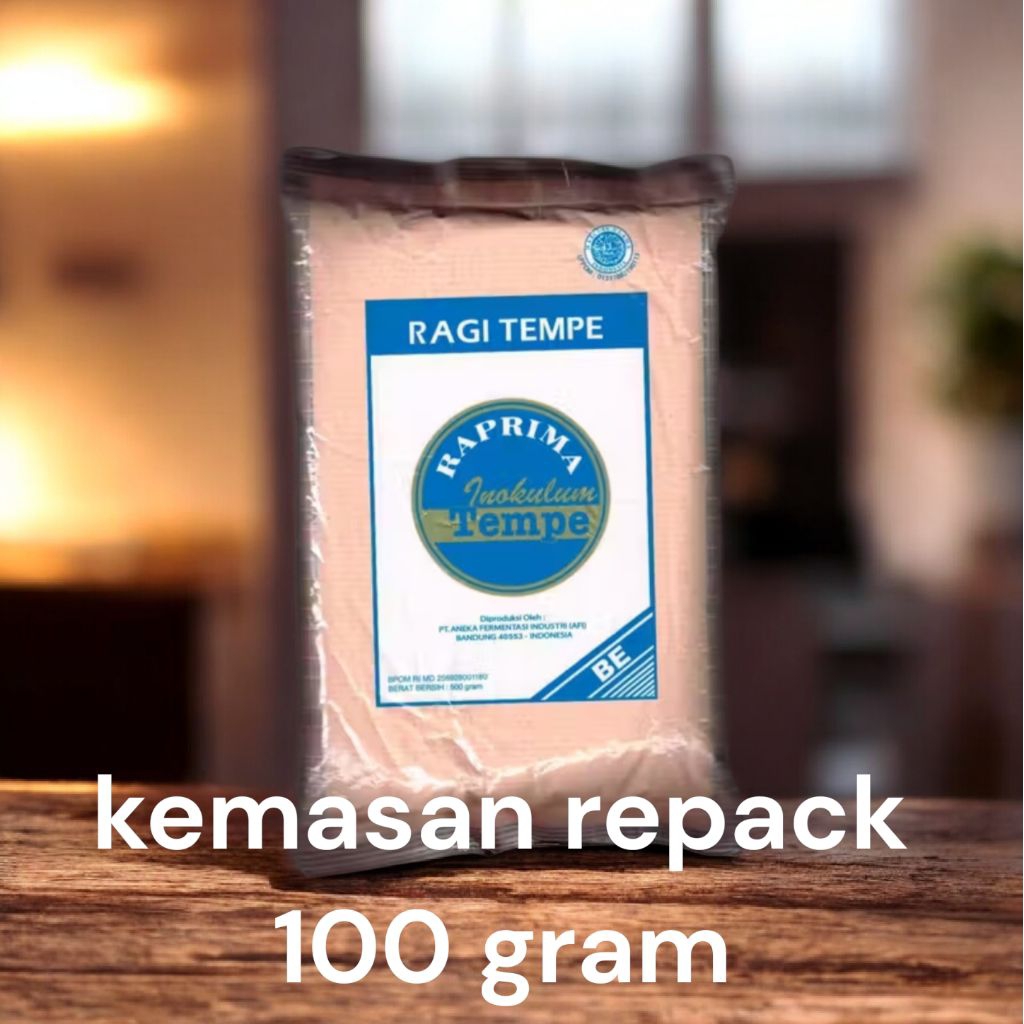 KEMASAN 100 GRAM RAGI TEMPE RAPRIMA ORIGINAL EXP LAMA