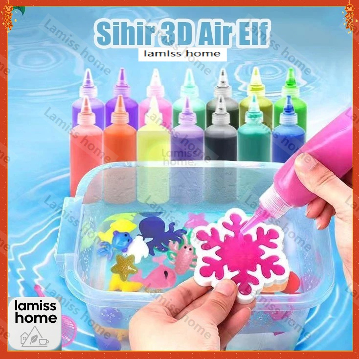 Peri Air Pemandangan Ajaib (Water Jelly Waterscape) – Mainan Air DIY, Water Elf Jelly Anak (Pemandan